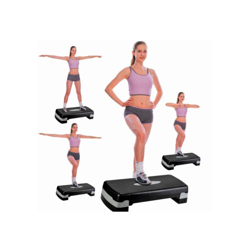 Степ платформа  EasyFit Step-B 2-ступінчаста сіра - фото №3
